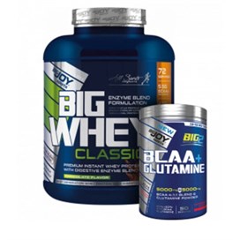 Bigjoy Sports BIGWHEY Whey Protein Classic + BIG2 Bcaa + GlutamineKampanyalı Paketler