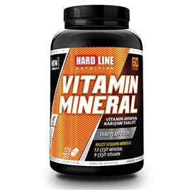 Hardline Vitamin Mineral 120 Kapsül