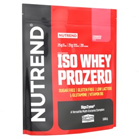 Nutrend Iso Whey ProZero 500 gr Çilek Cheesecakeİzole Protein Tozu