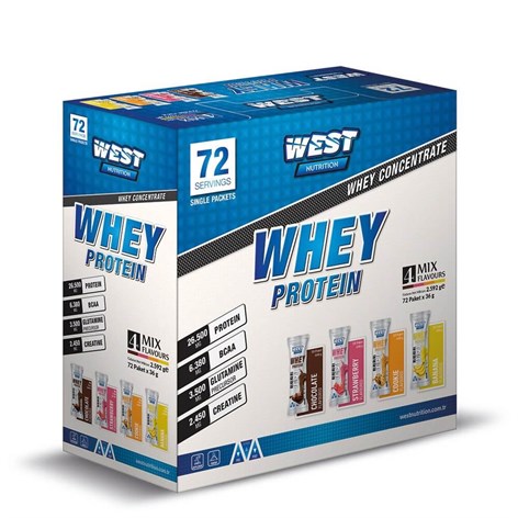 West Nutrition Whey Protein Tozu 2592 gr 72 Servis ŞaseWhey Protein Tozu