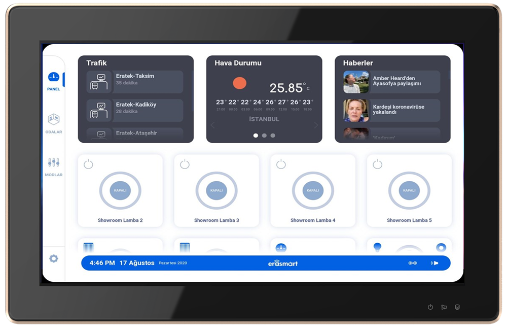 Erasmart Knx Dokunmatik Panel
