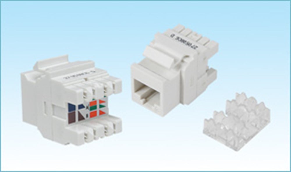 HCS Keystone Jack(data prizi)  Cat6E 180 Derece