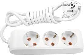 VİKO 3'lü Üçlü Grup Priz 2 Metre