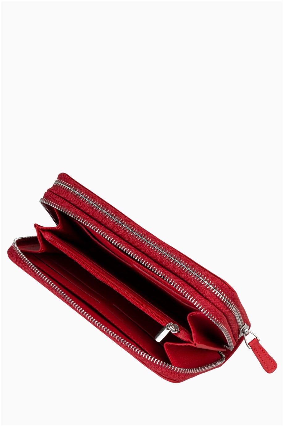 Hakiki Deri Unisex El Portföyü 8265MG - Kırmızı