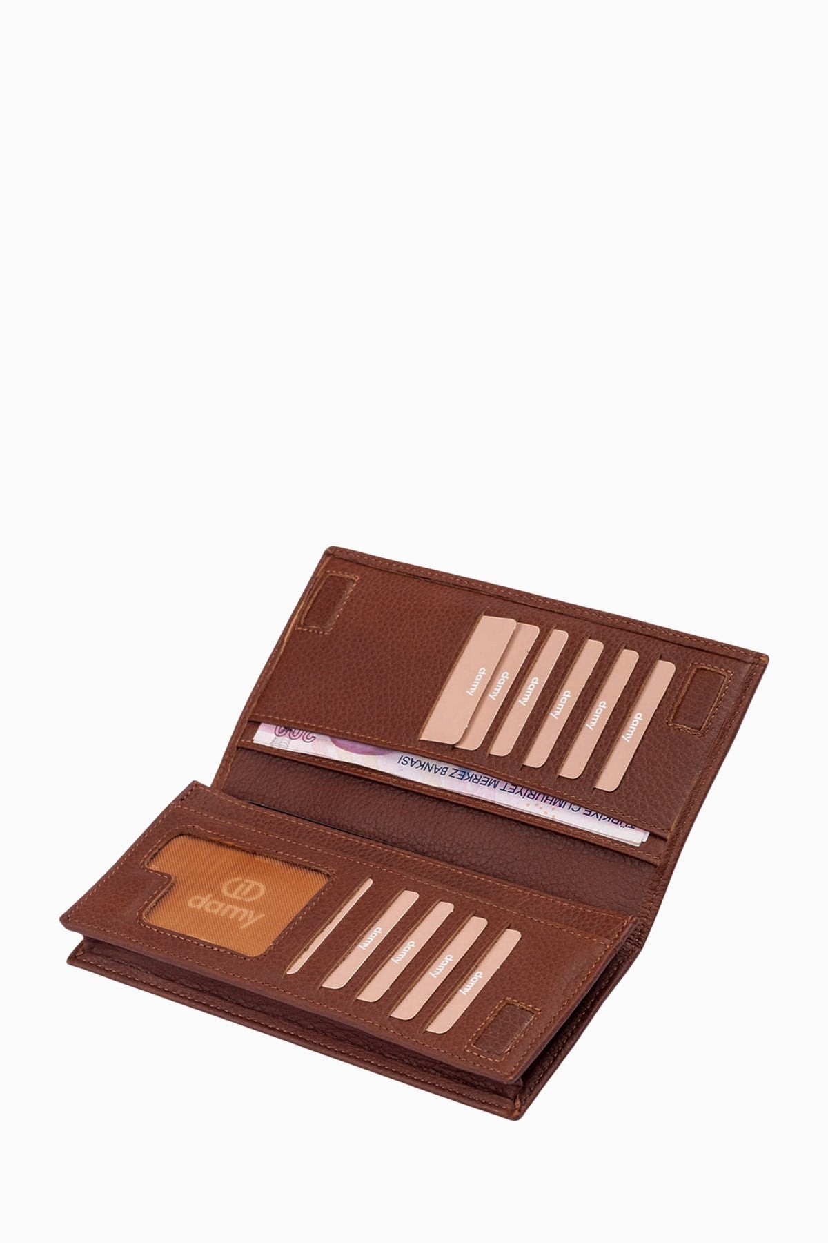 Hakiki Deri Unisex El Portföy 806 - Taba