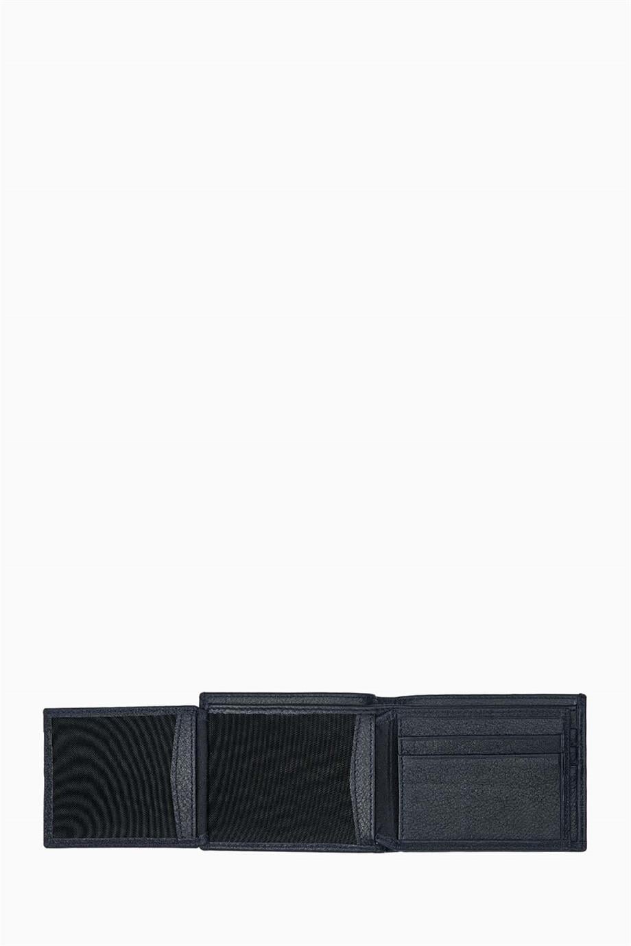 Hakiki Deri RFID Korumalı Erkek Cüzdan 334 - Lacivert