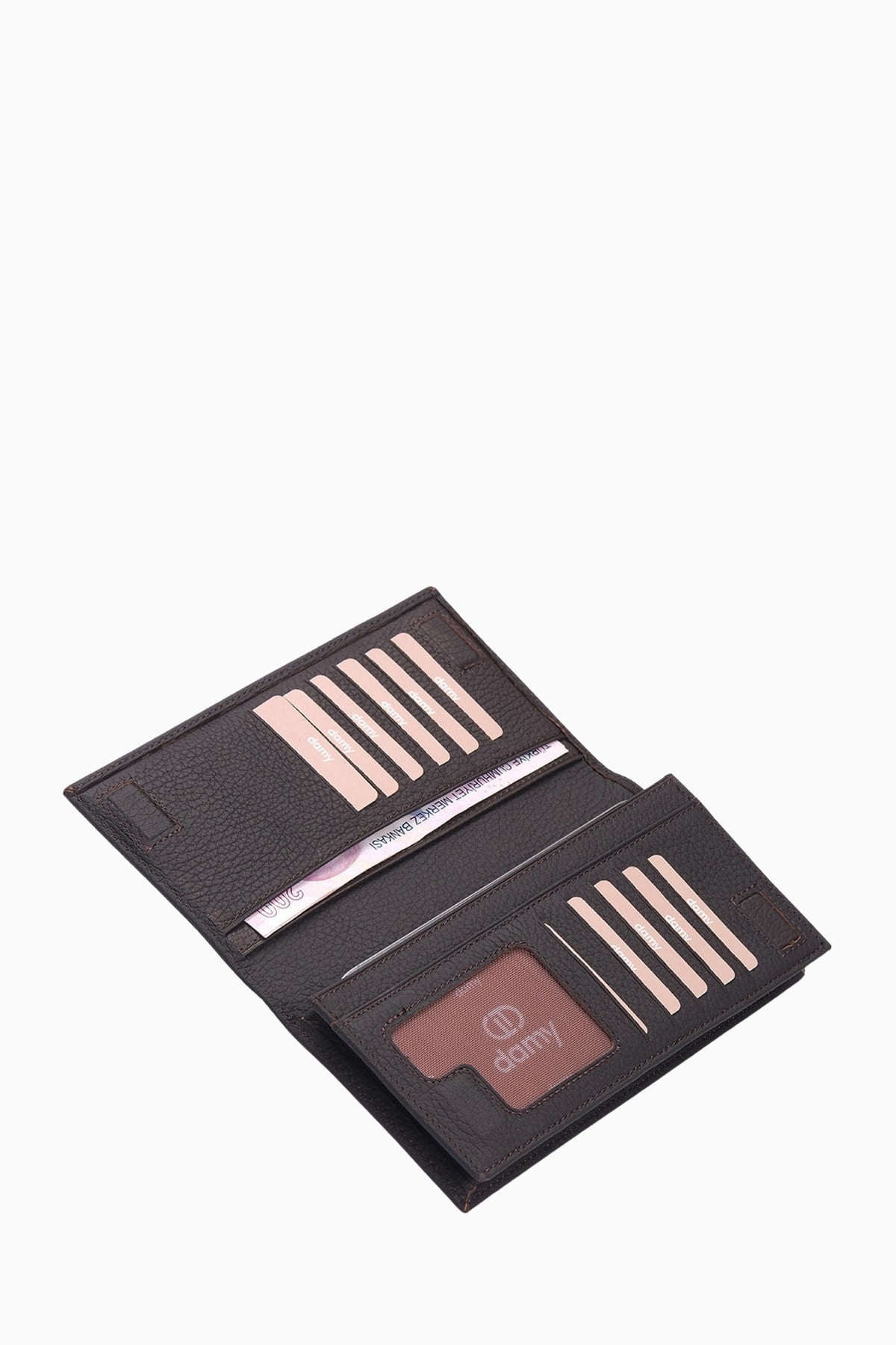 Hakiki Deri Unisex El Portföy 806 - Kahverengi