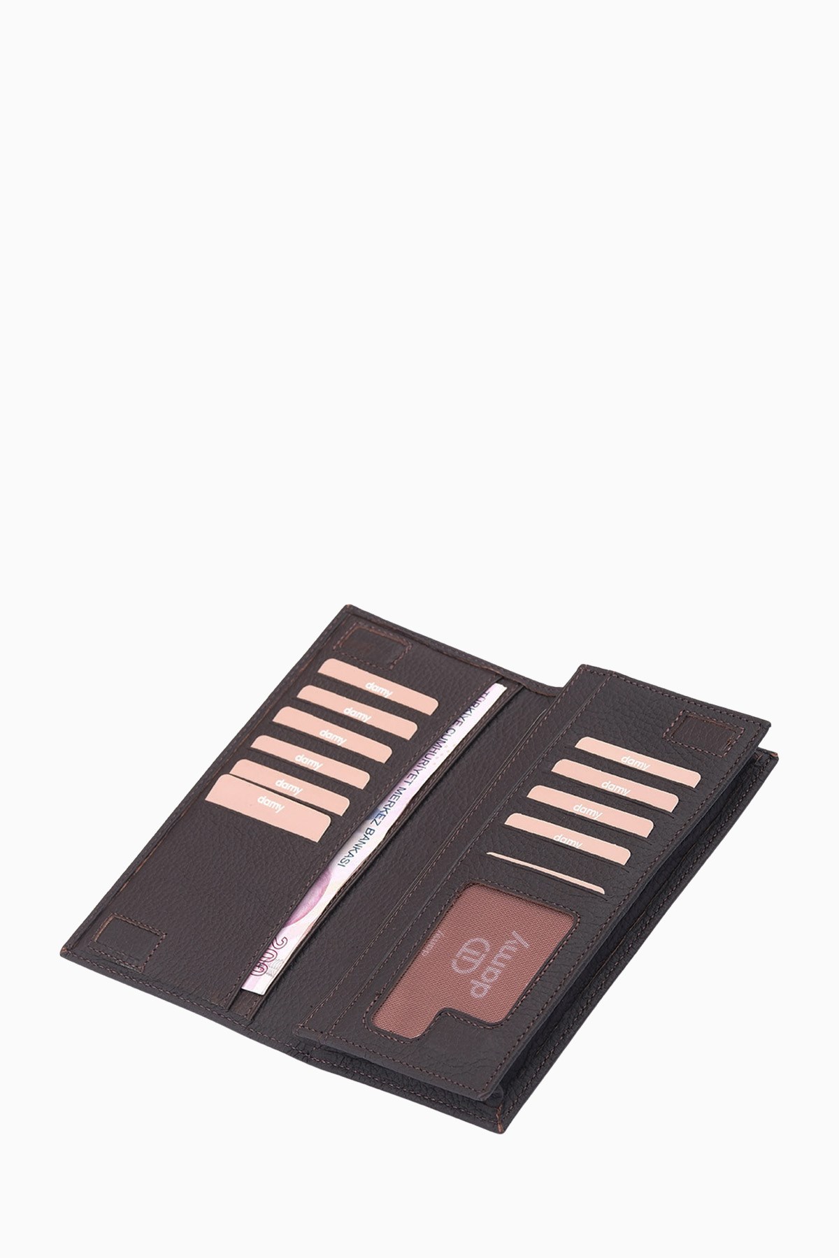 Hakiki Deri Unisex El Portföy 806 - Kahverengi