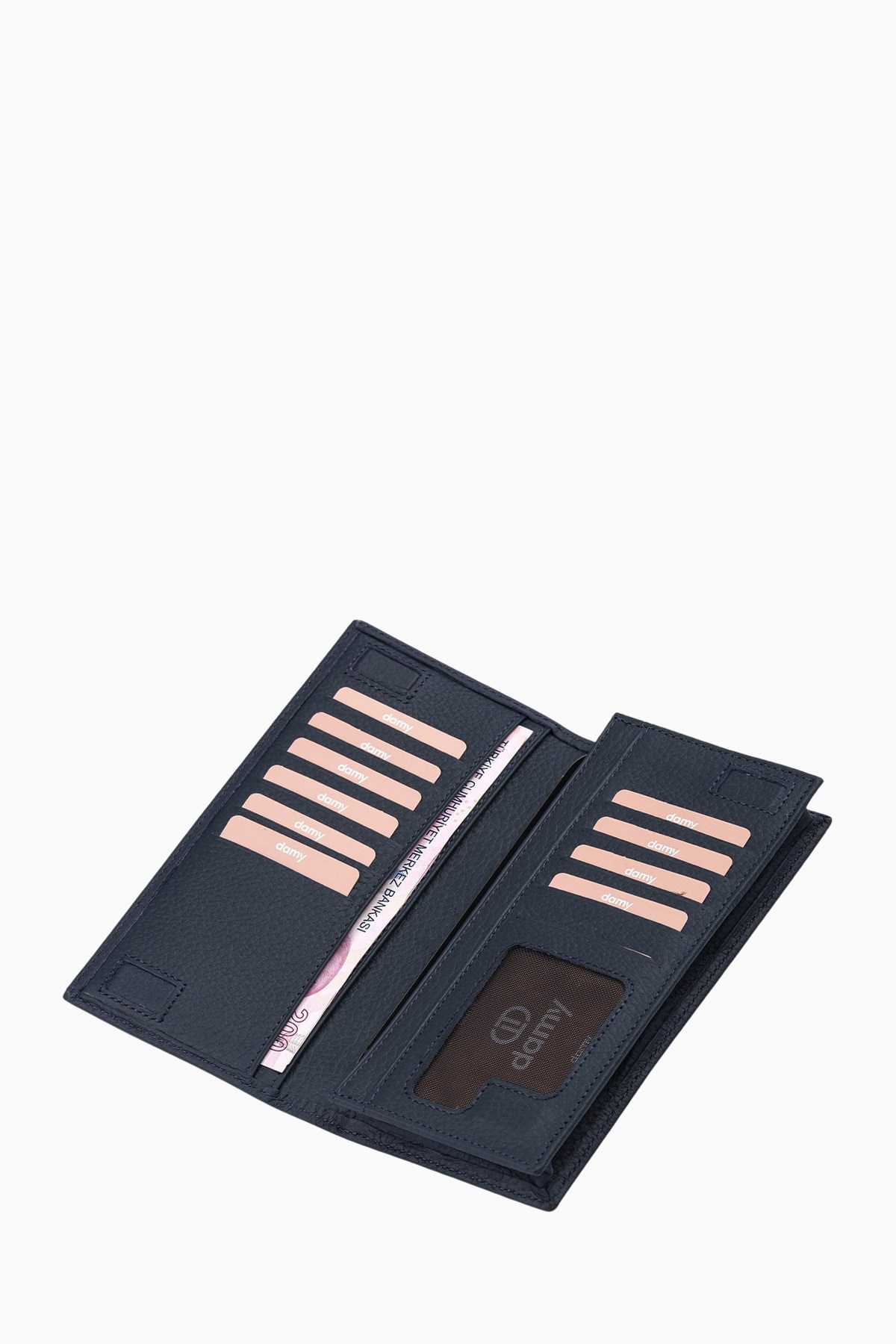 Hakiki Deri Unisex El Portföy 806 - Lacivert