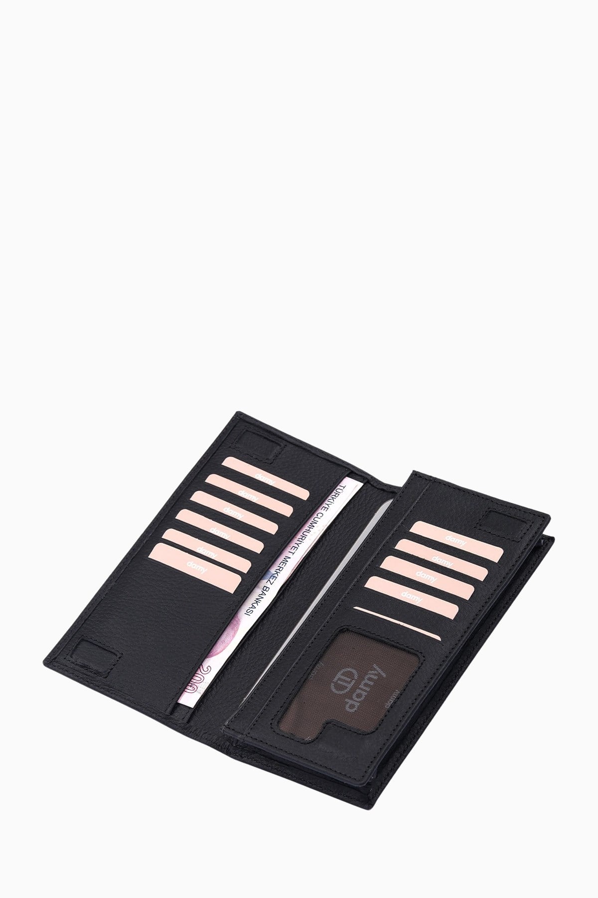 Hakiki Deri Unisex El Portföy 806 - Siyah