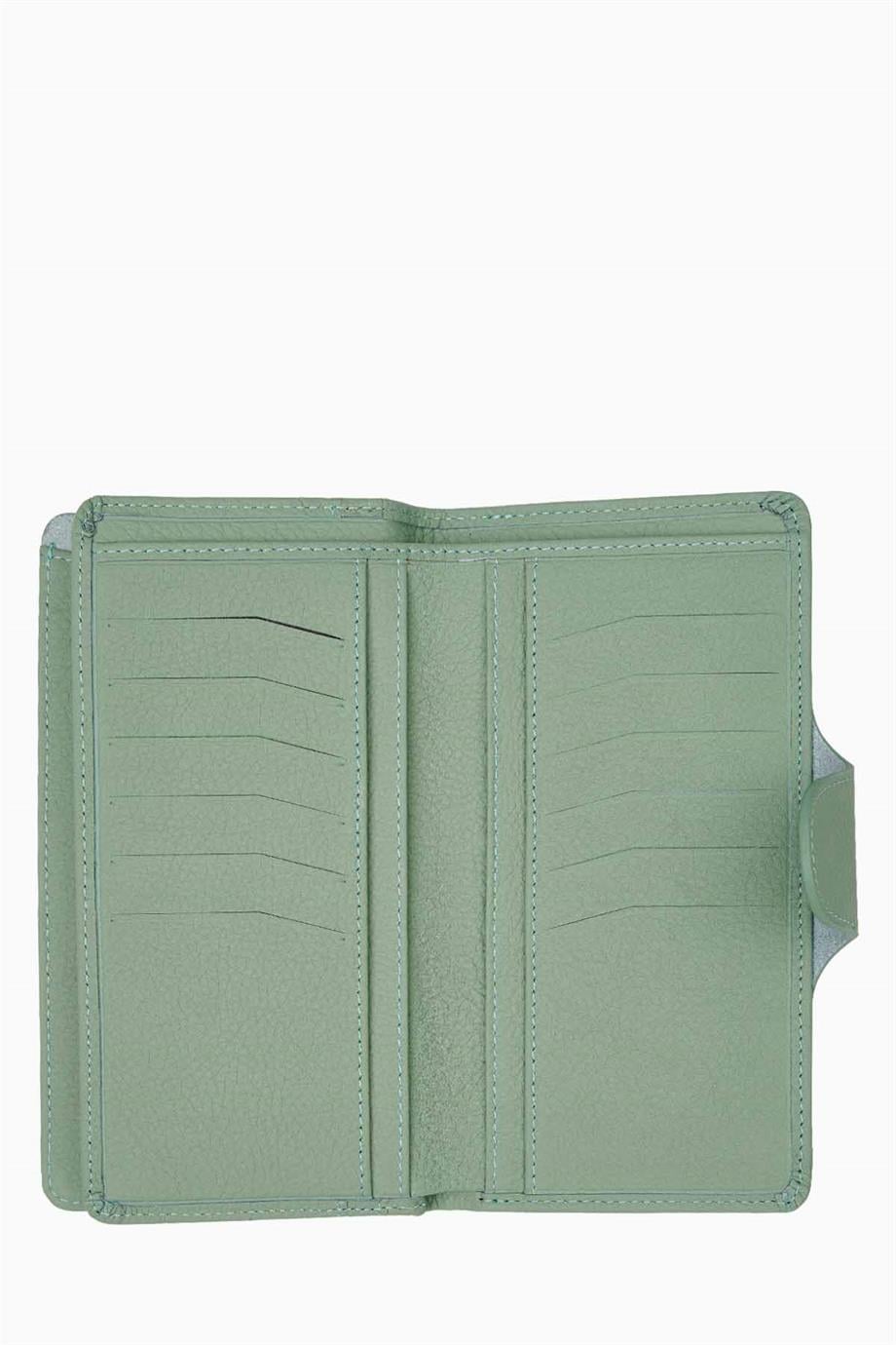 Hakiki Deri Unisex El Portföyü 805 - Yeşil