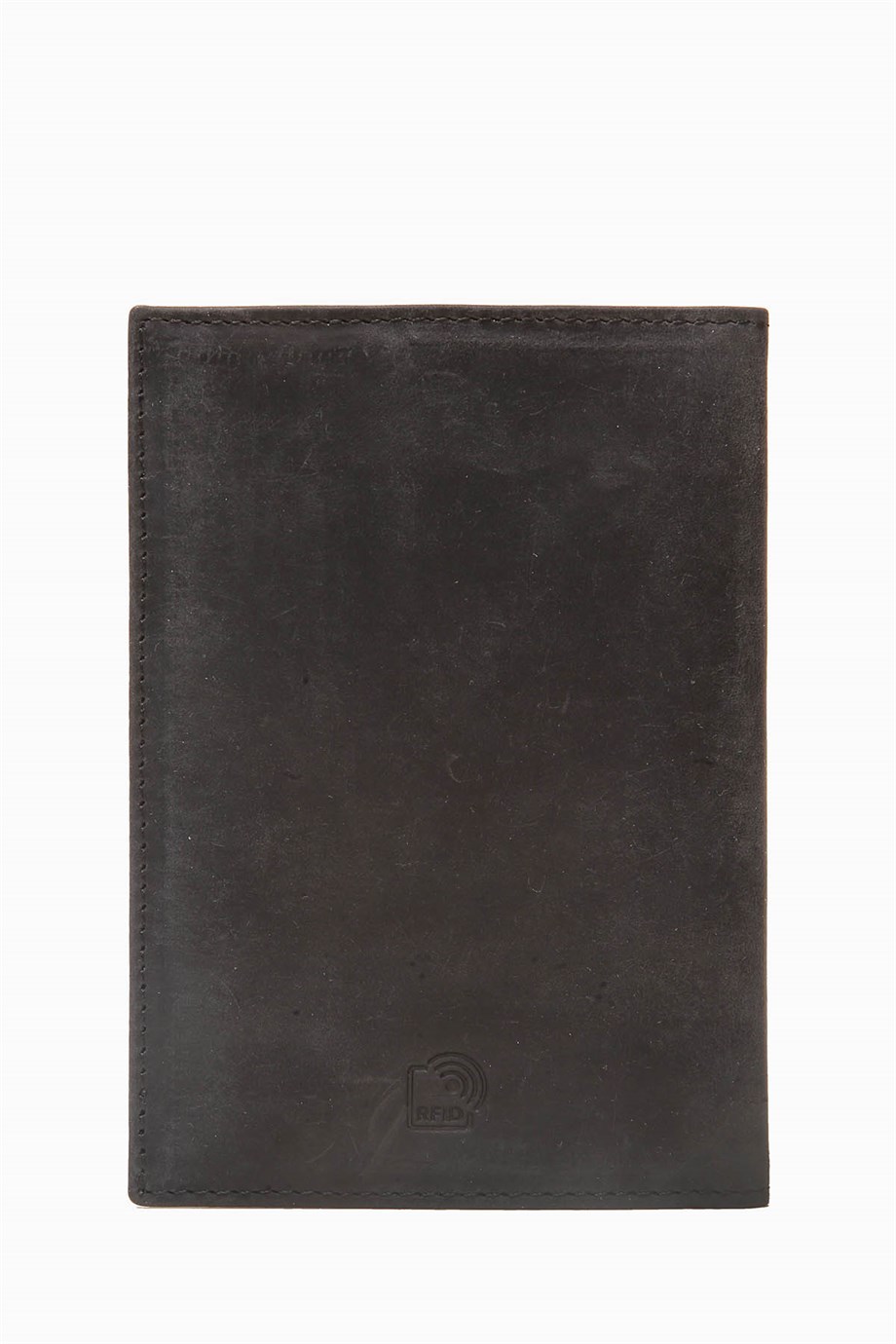 Hakiki Deri Unisex Pasaportluk 732CR - Siyah