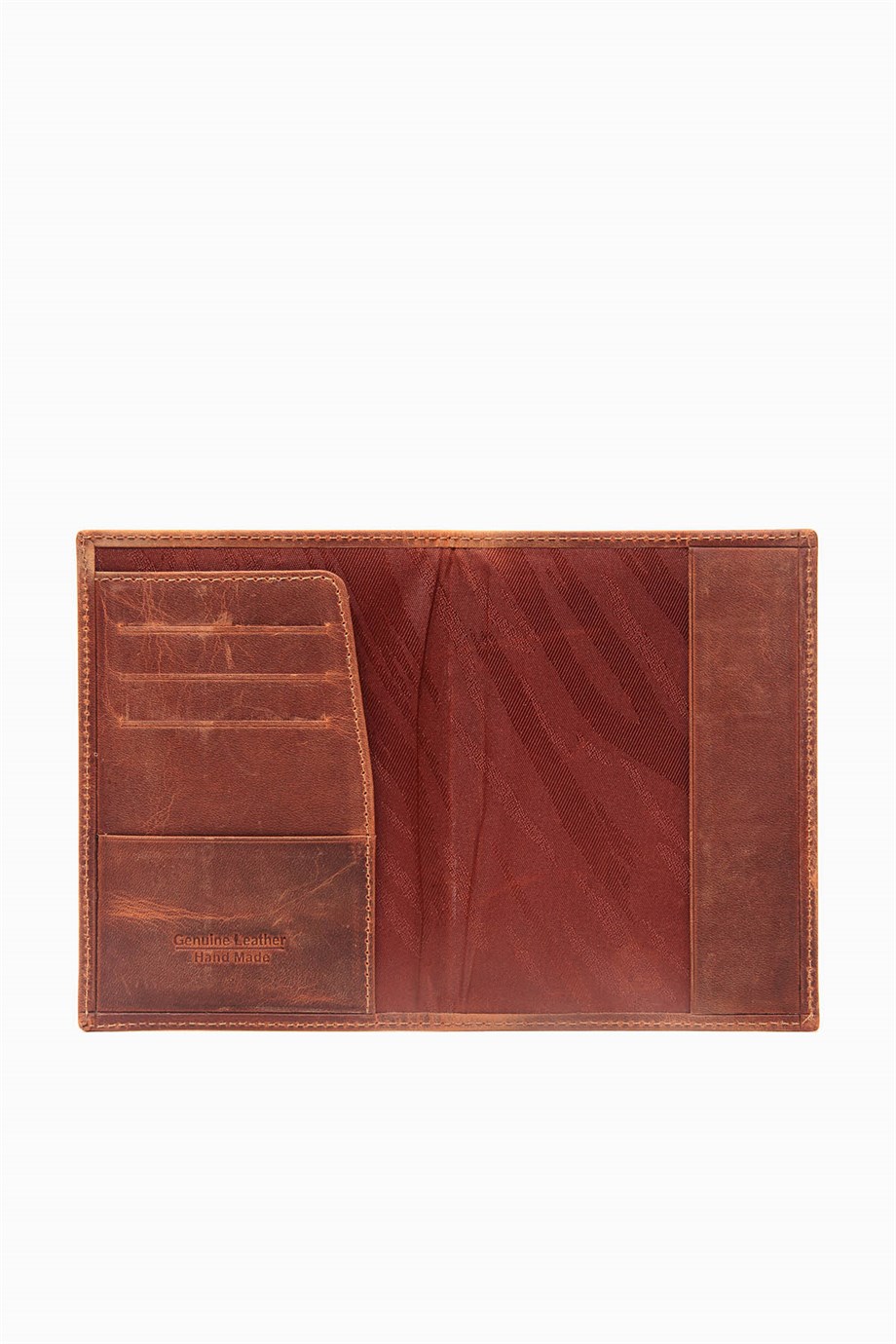 Hakiki Deri Unisex Pasaportluk 732CR - Taba