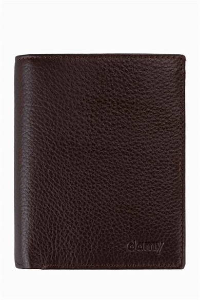 Hakiki Deri Büyük Erkek Cüzdan 1102AR - Kahve