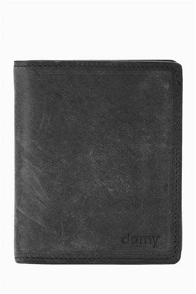 Hakiki Deri RFID Korumalı Erkek Cüzdan 290CR - Siyah