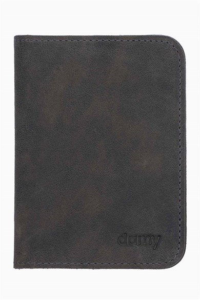 Hakiki Deri Erkek Kartlık 500CR - Antrasit