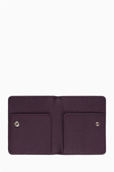 Hakiki Deri Unisex Kartlık 512MG - Mürdüm