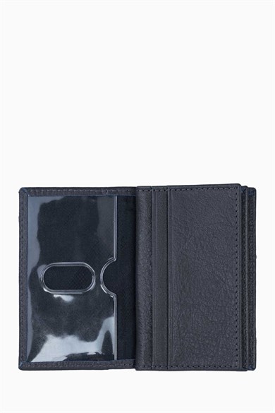 Hakiki Deri Kredi Kartlık-Kimliklik 555AR - Antrasit