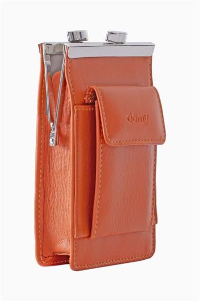 Hakiki Deri Sigaralık 702 - Turuncu