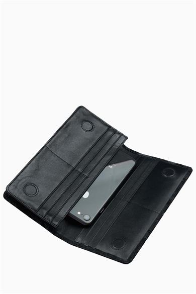 Hakiki Deri Telefonlu El Portföyü 804KM - Siyah