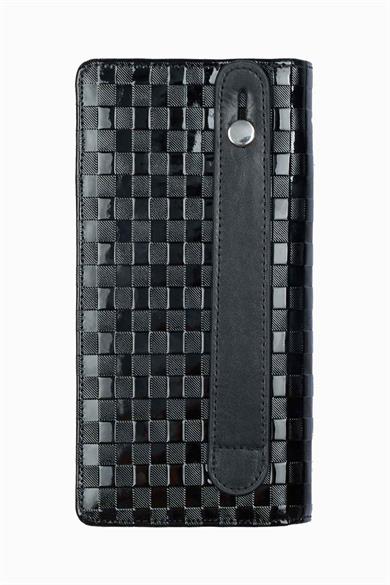 Hakiki Deri Telefonlu El Portföyü 804RG - Siyah