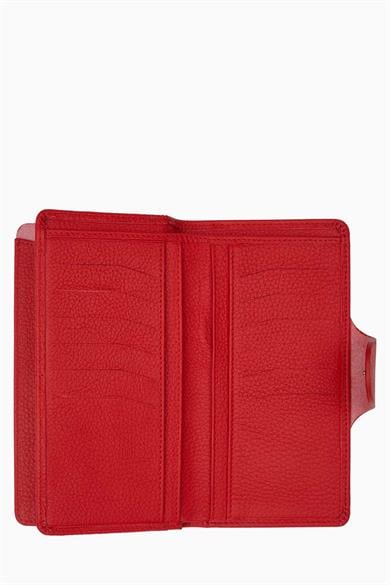 Hakiki Deri Unisex El Portföyü 805 - Kırmızı