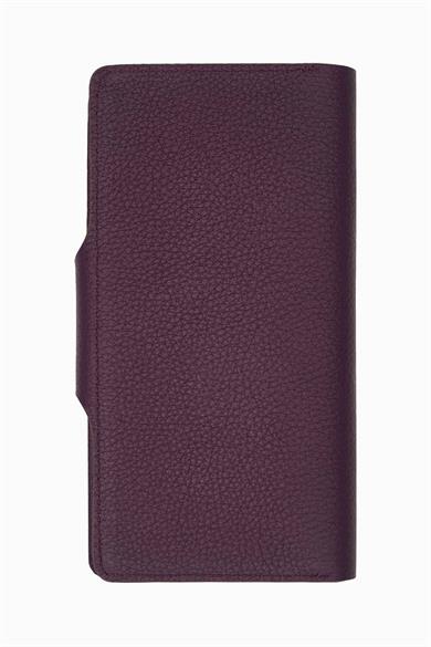 Hakiki Deri Unisex El Portföyü 805 - Mürdüm