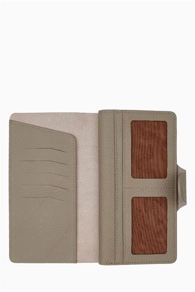 Hakiki Deri Unisex El Portföyü 805 - Vizon