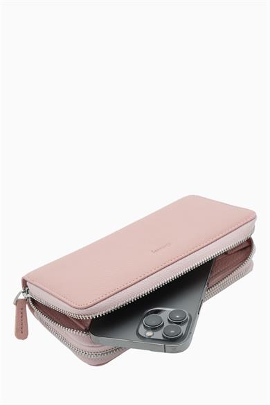 Hakiki Deri Unisex El Portföyü 8265MG - Pudra