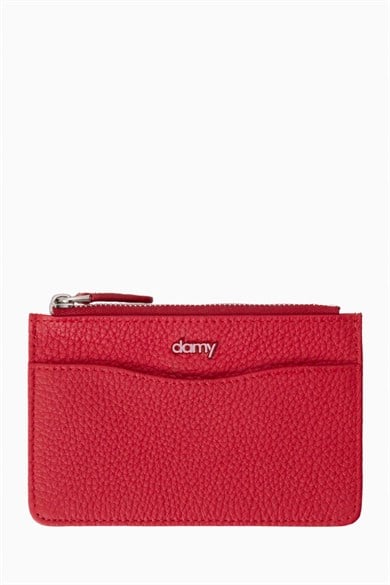 Hakiki Deri Kadın Cüzdan - Portföy 904MG - Kırmızı