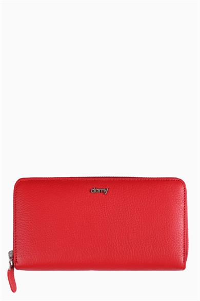 Hakiki Deri Kadın Portföy 907 - Kırmızı