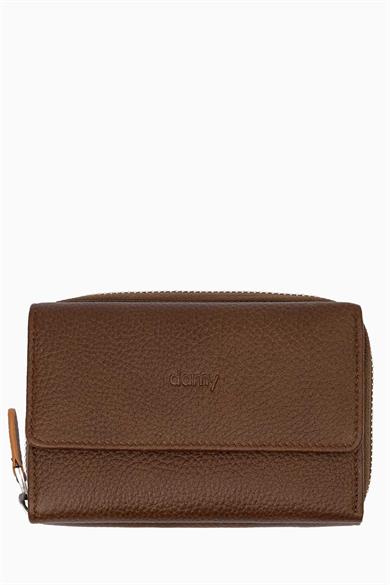 Hakiki Deri Kadın Cüzdan - Portföy 925MG - Taba