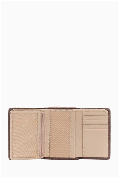 Hakiki Deri Kadın Cüzdan - Portföy 957 - Kahve