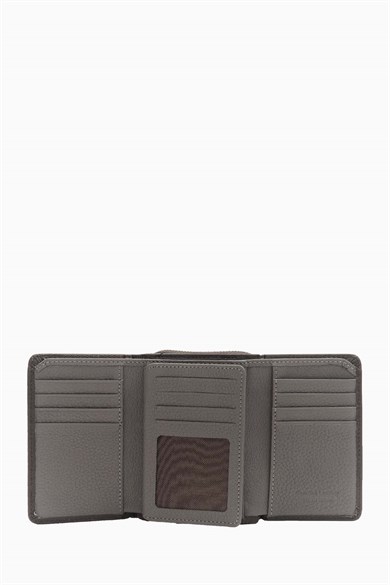 Hakiki Deri Kadın Cüzdan - Portföy 957 - Siyah