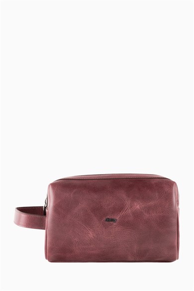 Hakiki Deri Unisex El Çantası 8415 - Bordo