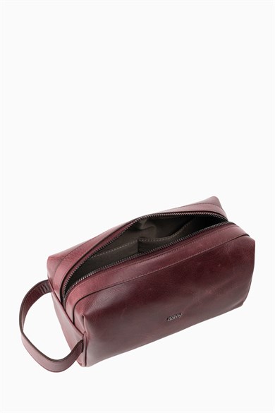 Hakiki Deri Unisex El Çantası 8415 - Bordo