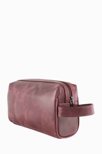 Hakiki Deri Unisex El Çantası 8415 - Bordo