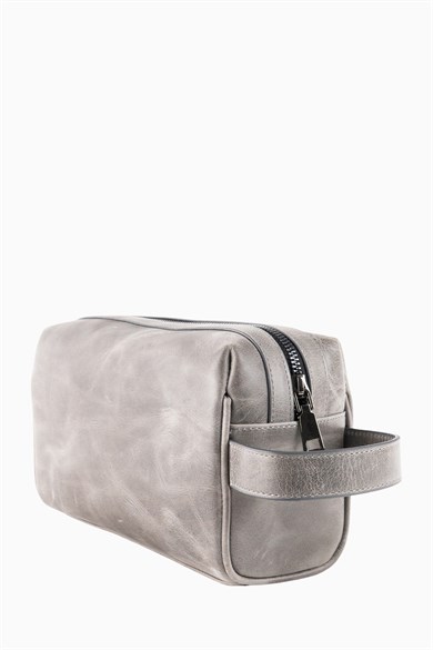 Hakiki Deri Unisex El Çantası 8415 - Antrasit