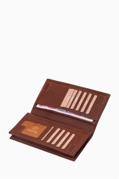 Hakiki Deri Unisex El Portföy 806 - Taba