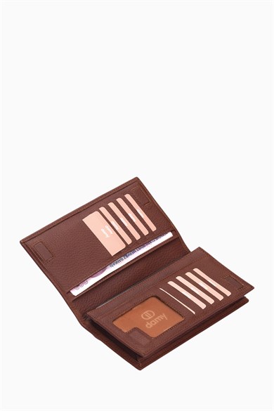 Hakiki Deri Unisex El Portföy 806 - Taba