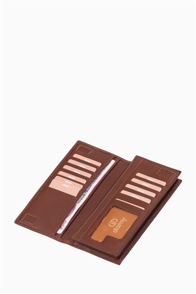 Hakiki Deri Unisex El Portföy 806 - Taba