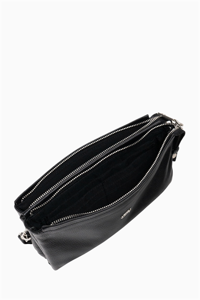 Hakiki Deri Unisex El Portföyü 8412 - Siyah