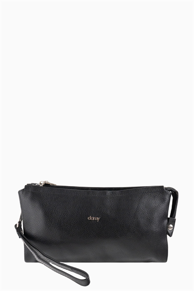 Hakiki Deri Unisex El Portföyü 8412 - Siyah