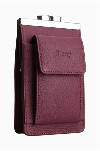 Hakiki Deri Unisex Sigaralık 701 - Bordo