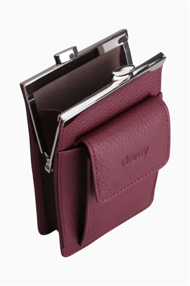 Hakiki Deri Unisex Sigaralık 701 - Bordo