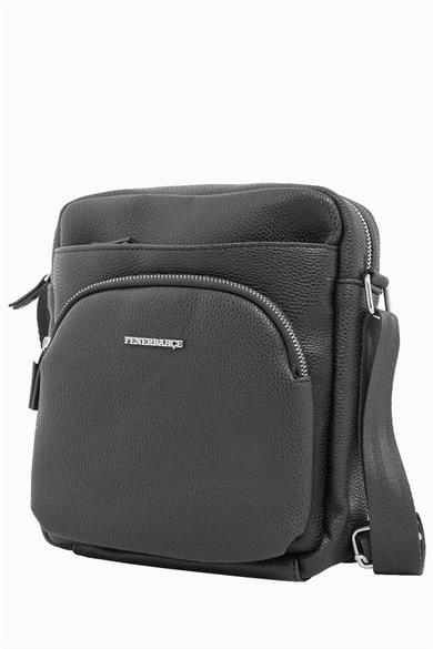 Fenerbahçe Çift Bölmeli Postacı Çantası - Siyah