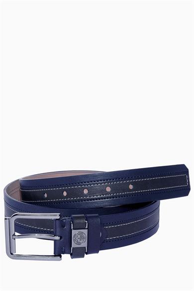 Fenerbahçe Hakiki Deri Çift Renkli Spor Kemer Lacivert - HA097EDS28