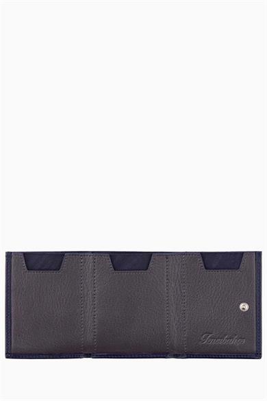 Fenerbahçe Hakiki Deri Çıtçıtlı Para Bölmeli Kartlık (HA059TDS12-224) - Lacivert