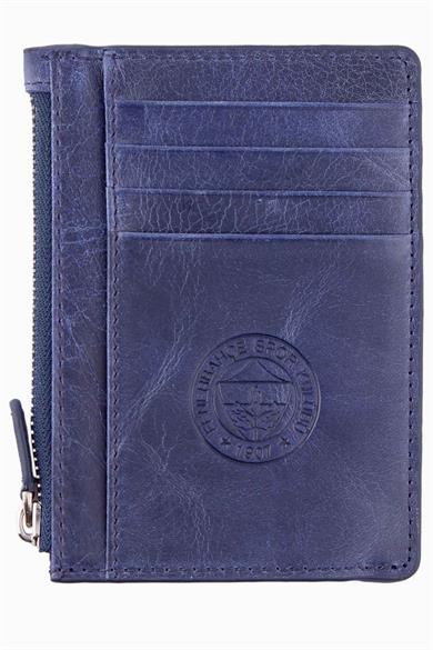 Fenerbahçe Hakiki Deri Fermuarlı Kartlık (HA059TDS19-589) - Lacivert