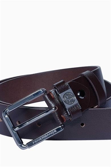 Fenerbahçe Hakiki Deri Spor Kemer Kahve - HA097EDS24